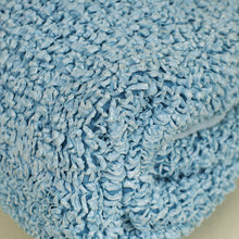 Bottega Veneta Light Blue Curly Raffia Mini Pouch Bag