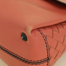 Bottega Veneta Coral Orange Mini Piazza Top Handle Bag
