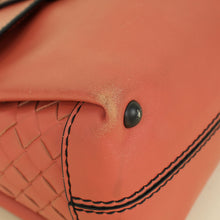 Bottega Veneta Coral Orange Mini Piazza Top Handle Bag