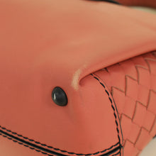 Bottega Veneta Coral Orange Mini Piazza Top Handle Bag