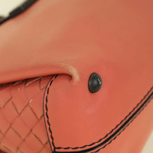 Bottega Veneta Coral Orange Mini Piazza Top Handle Bag