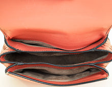 Bottega Veneta Coral Orange Mini Piazza Top Handle Bag