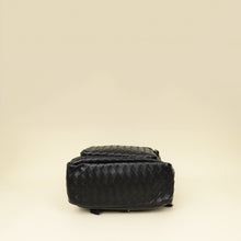 Bottega Veneta Black Intrecciato Backpack Bag