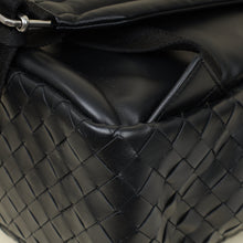 Bottega Veneta Black Intrecciato Backpack Bag