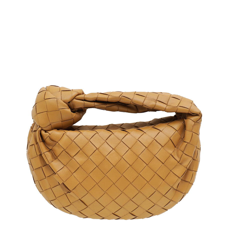 Bottega Veneta Caramel Intrecciato Nappa Mini Jodie Bag