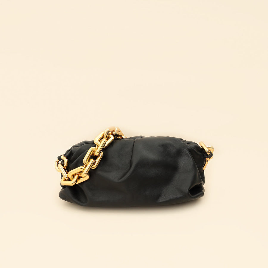 Bottega Veneta Black The Pouch Chain Bag