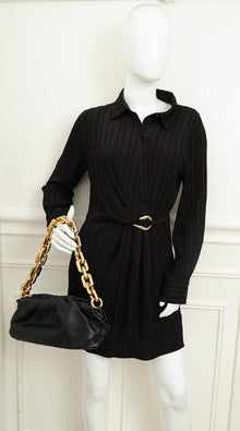 Bottega Veneta Black The Pouch Chain Bag