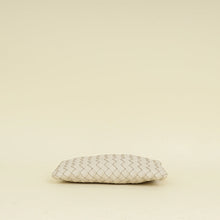 Bottega Veneta Ivory Intrecciato Zipped Pouch on Strap