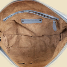 Bottega Veneta Bluish Grey Intrecciato Nappa Nodini Crossbody Bag