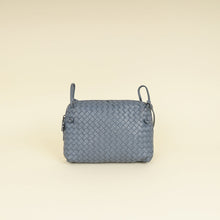 Bottega Veneta Bluish Grey Intrecciato Nappa Nodini Crossbody Bag