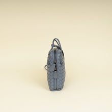 Bottega Veneta Bluish Grey Intrecciato Nappa Nodini Crossbody Bag