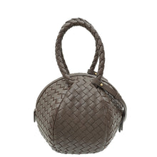 Bottega Veneta Chocolate Intrecciato Ball Top Handle Bag