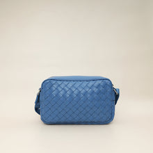 Bottega Veneta Blue Intrecciato Men's Classic Camera Bag