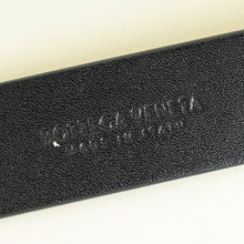 Bottega Veneta Black Triangle Buckle Belt