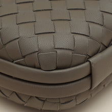 Bottega Veneta Greige Knot Intrecciato Chain Clutch Bag