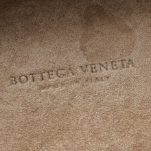 Bottega Veneta Greige Knot Intrecciato Chain Clutch Bag