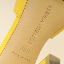Bottega Veneta Yellow Stretch Heeled Mule 38.5