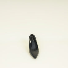 Bottega Veneta Black Smooth Slingback Pumps 36.5