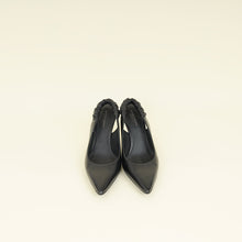 Bottega Veneta Black Smooth Slingback Pumps 36.5
