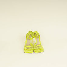 Bottega Veneta Kiwi Stretch Lace Up Sandals 38