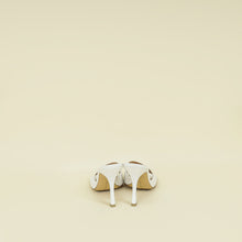 Bottega Veneta White Stretch Heeled Mules 39.5