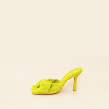 Bottega Veneta Kiwi Terry Fabric Bow Slide Sandals 39