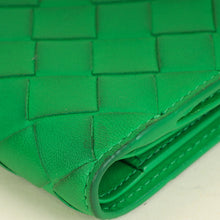 Bottega Veneta Parakeet Intrecciato Small Bi-Fold Wallet