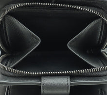 Bottega Veneta Black Intrecciato Medium French Wallet