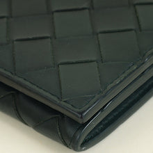 Bottega Veneta Dark Green Intrecciato Long Wallet