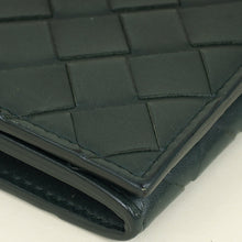 Bottega Veneta Dark Green Intrecciato Long Wallet