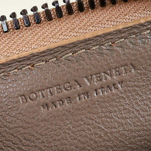 Bottega Veneta Nude Intrecciato Zipped Coin Purse