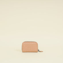 Bottega Veneta Nude Intrecciato Zipped Coin Purse