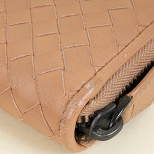 Bottega Veneta Nude Intrecciato Zipped Coin Purse