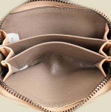 Bottega Veneta Nude Intrecciato Zipped Coin Purse