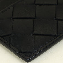 Bottega Veneta Black Intrecciato Card Holder