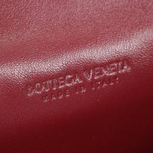 Bottega Veneta Burgundy Intrecciato Business Card Case