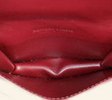 Bottega Veneta Burgundy Intrecciato Business Card Case