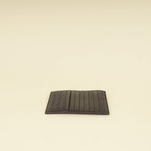 Bottega Veneta Chocolate Intrecciato Card Case With Coin Purse
