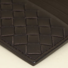 Bottega Veneta Chocolate Intrecciato Card Case With Coin Purse
