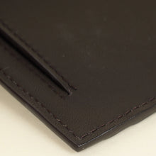 Bottega Veneta Chocolate Intrecciato Card Case With Coin Purse