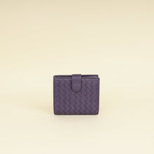 Bottega Veneta Violet Intrecciato Medium French Wallet