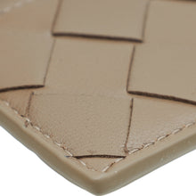 Bottega Veneta Light Brown Intrecciato Credit Card Case