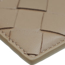 Bottega Veneta Light Brown Intrecciato Credit Card Case