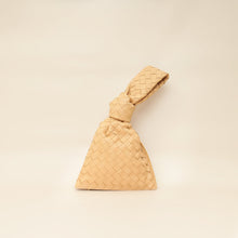 Bottega Veneta Beige Intrecciato Twist Clutch