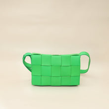 Bottega Veneta Parakeet Intreccio Cassette Classic Crossbody Bag