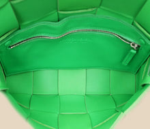 Bottega Veneta Parakeet Intreccio Cassette Classic Crossbody Bag
