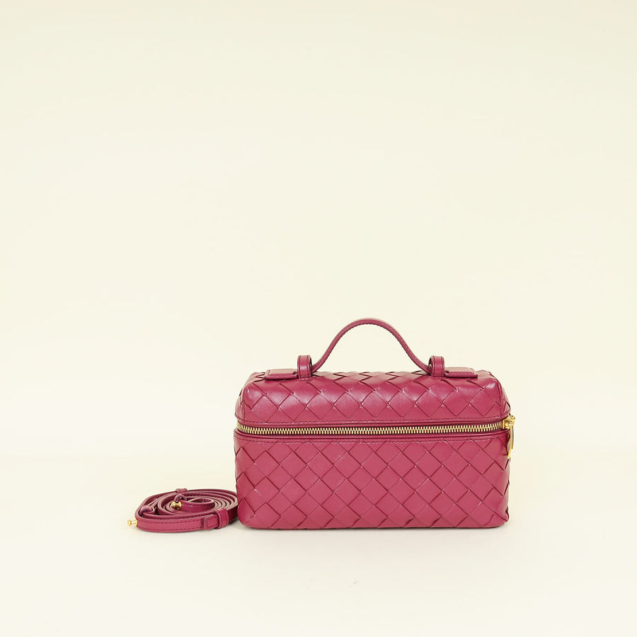 Bottega Veneta Cinnabar Intrecciato Bang Bang Bag