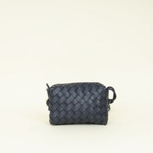 Bottega Veneta Dark Navy Blue Mini Loop Camera Bag