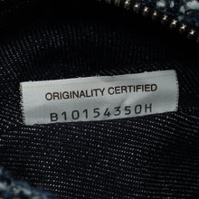 Bottega Veneta Navy Blue Mini Jodie Bouclé Denim Bag
