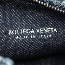 Bottega Veneta Navy Blue Mini Jodie Bouclé Denim Bag